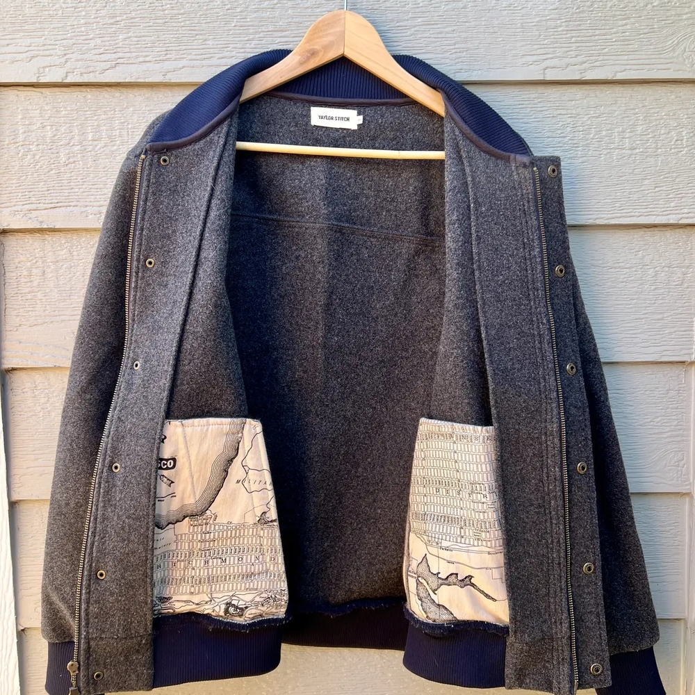 Taylor Stitch Bomber Military Jacket